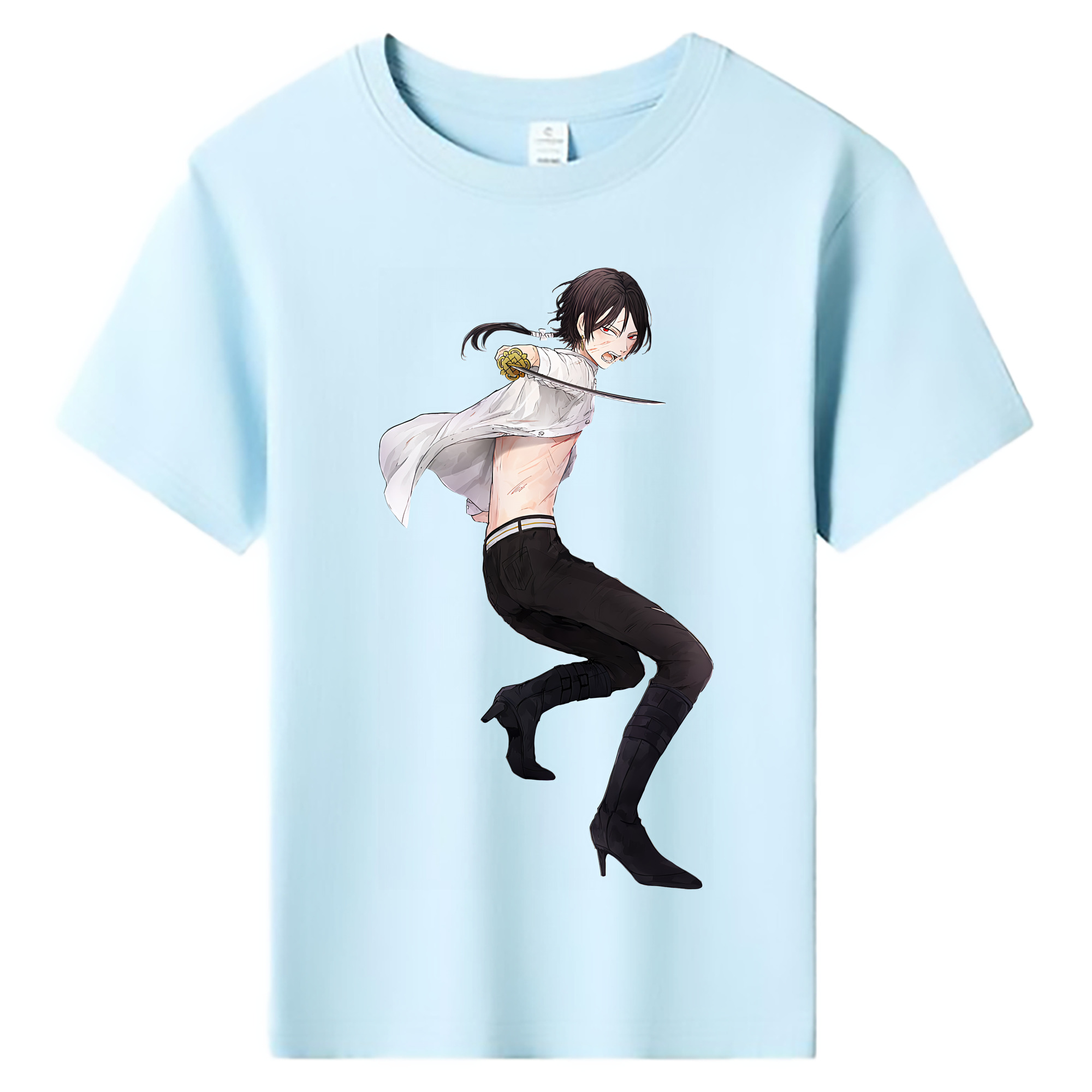 （画像用） 刀剣乱舞 Touken Ranbu 綿100％キッズTシャツ（フロントプリント）